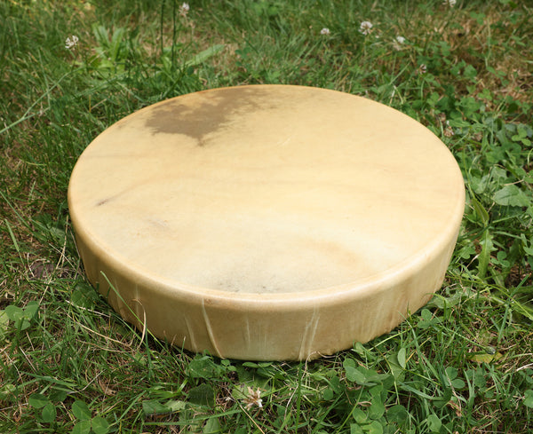 16 inch Elk Frame Drum with Light Skin - with Mallet