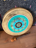 16 inch PAINTED Elk Frame Drum with Peyote Symbol - with Mallet