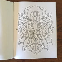 "The Multicolored Machine" Psychedelic Coloring Book