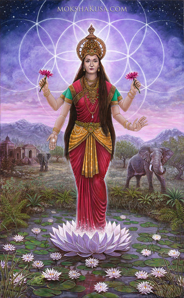 "Lakshmi" Giclee Fine Art Paper Print