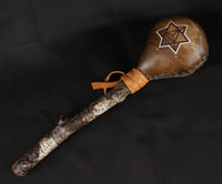 Handmade Painted Merkaba Rattle