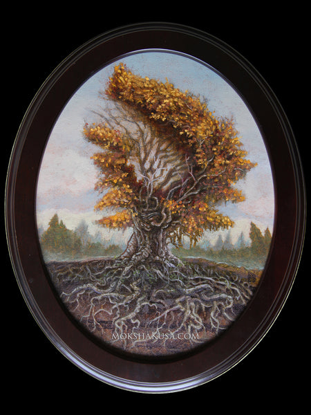 "Roots and Branches 2" Original Oil Painting - Framed