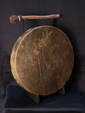 18 inch elk frame drum, shamanic ceremony drum handmade with a mallet 