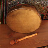 14 inch Elk Frame Drum - with Mallet
