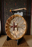 elk frame drum for ceremony and mallet 
